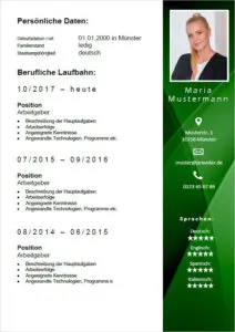 Lebenslauf Vorlage Modern4 - Seite 3
